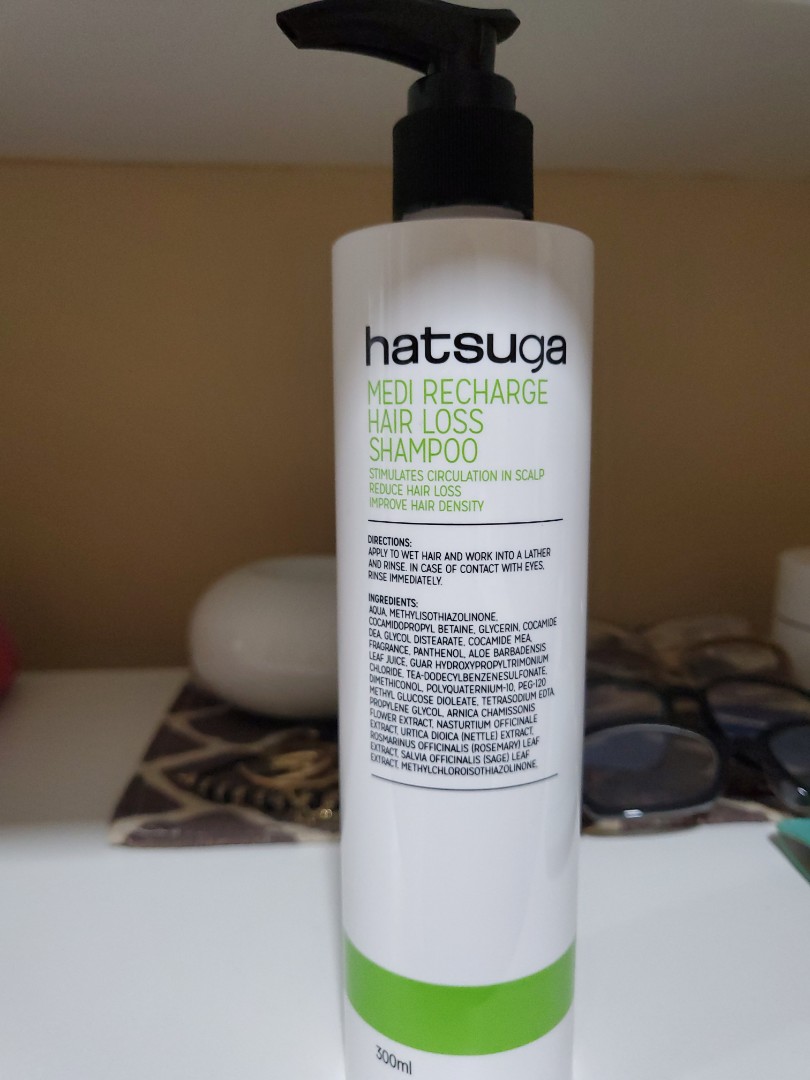 Hatsuga hair loss shampoo, Beauty & Personal Care, Hair on Carousell