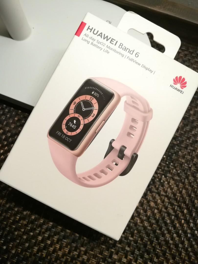 HUAWEI BAND 6 *Sakura Pink NOW AVAILABLE*, Mobile Phones \u0026 Gadgets,  Wearables \u0026 Smart Watches on Carousell