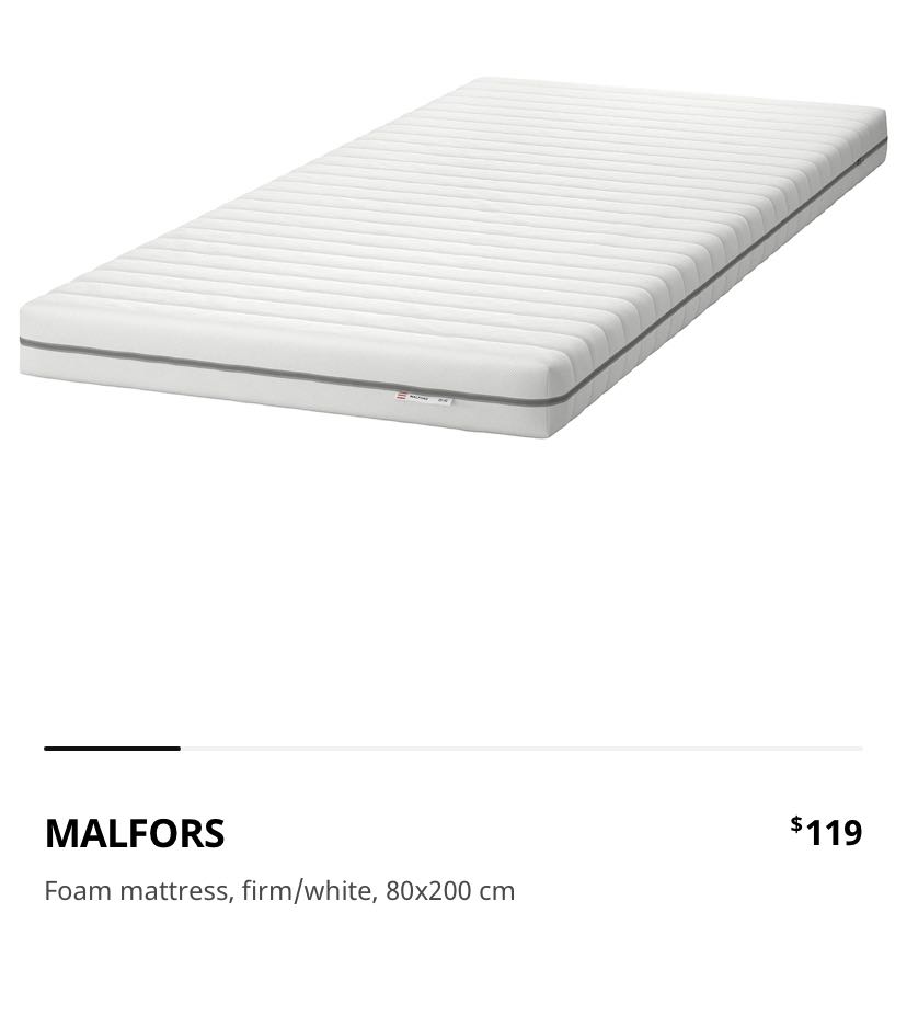 ikea mattress malfros furniture home living furniture bed frames mattresses on carousell