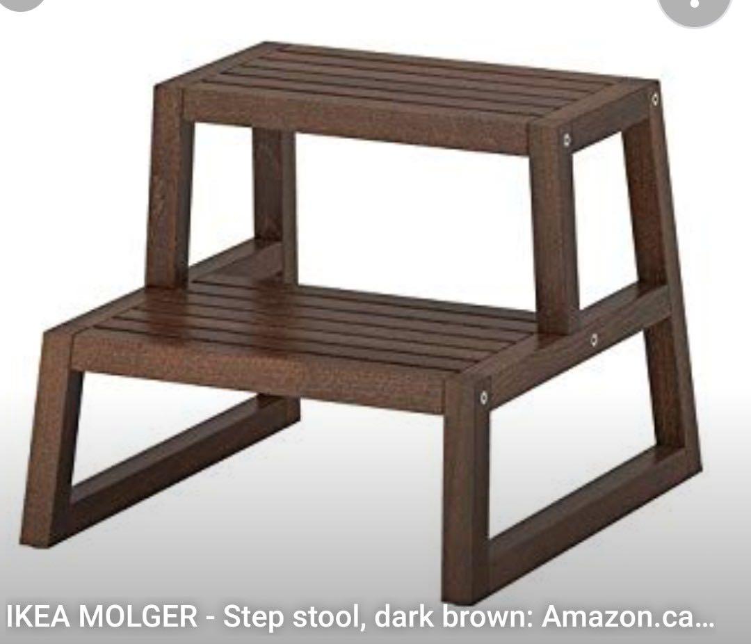 Ikea molger step stool Furniture Home Living Furniture Shelves Cabinets Racks on Carousell