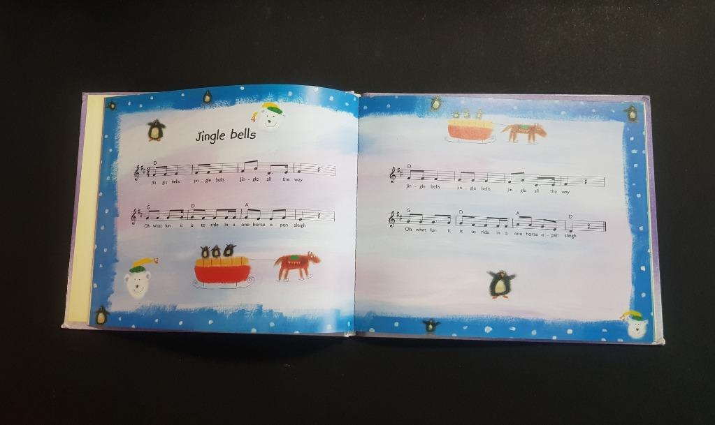 Jingle Bells Rattling Rhymes Illustrated book, Hobbies & Toys, Books
