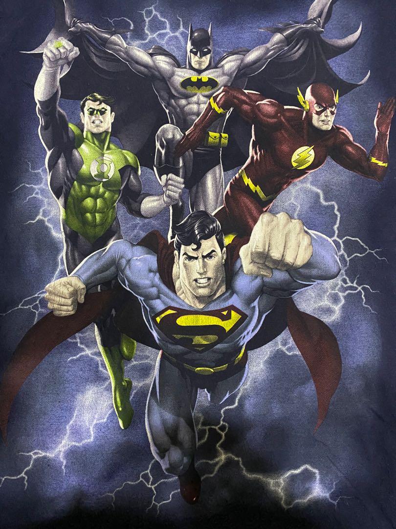 Justice league superman batman flash green lantern, Men's Fashion, Tops &  Sets, Tshirts & Polo Shirts on Carousell