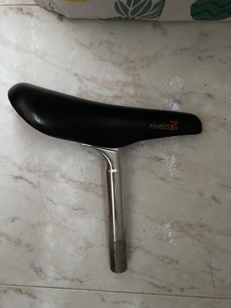 NJS five gold サドル シートポストw44 KASHIMAX(カシマックス)FIVE