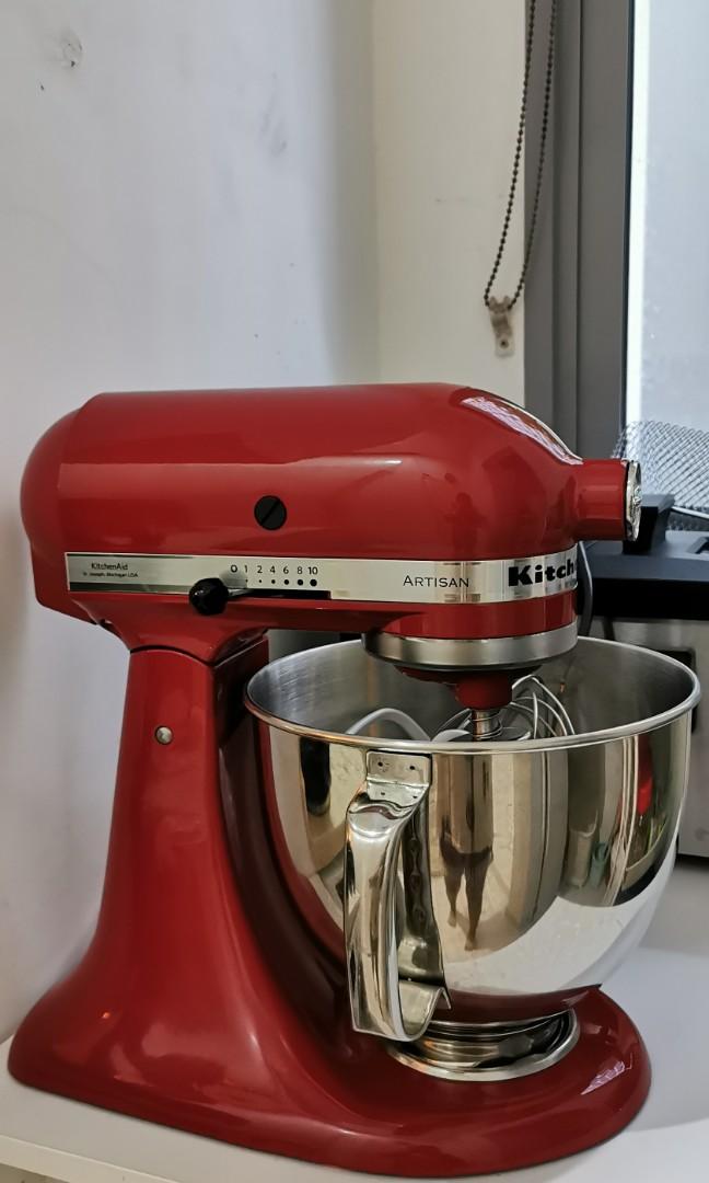 kitchenaid artisan stand mixer red