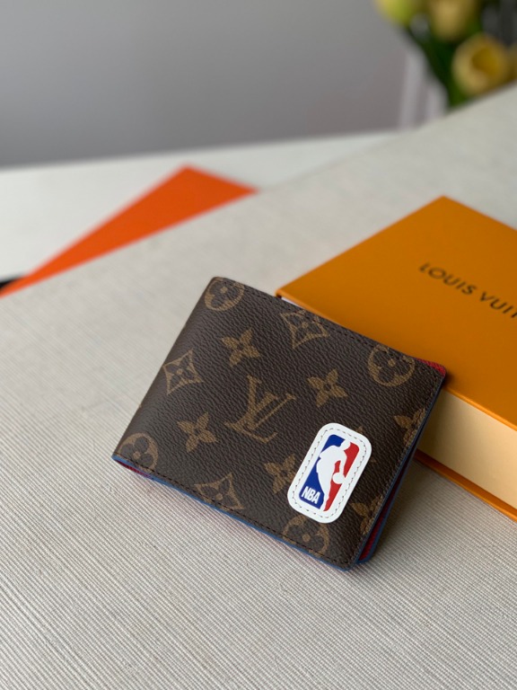 LV X NBA MULTIPLE WALLET M80105, Luxury, Bags & Wallets on Carousell