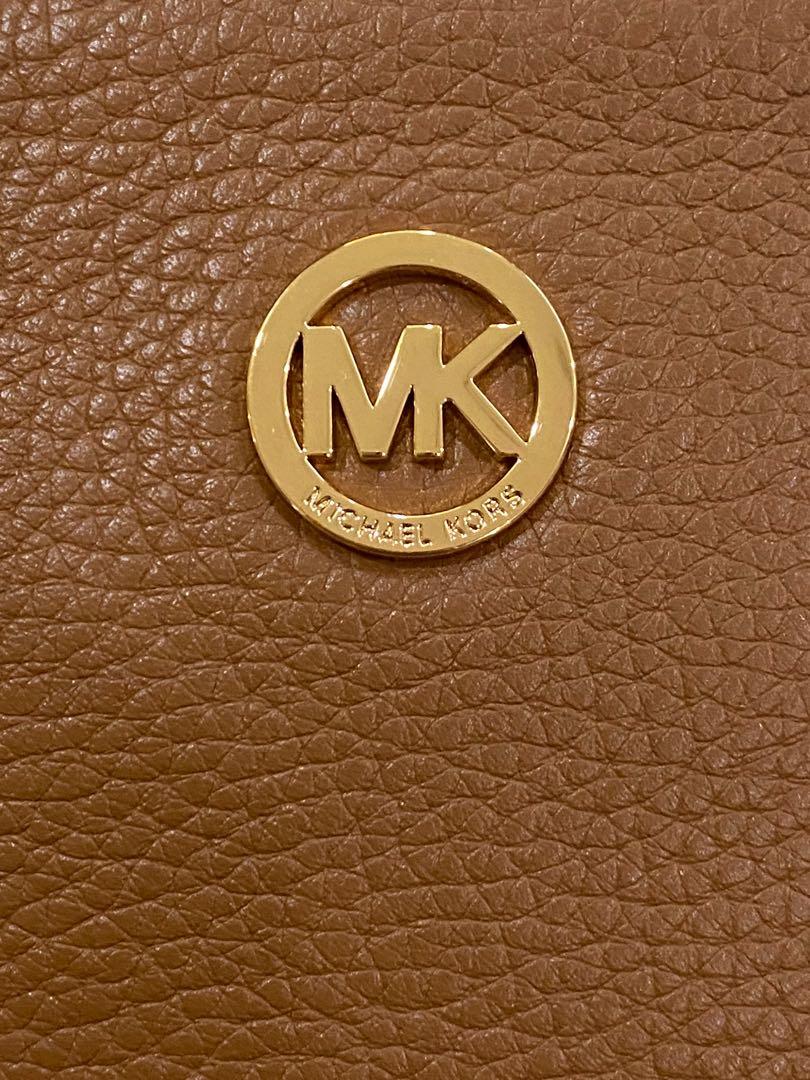 mk brown clutch