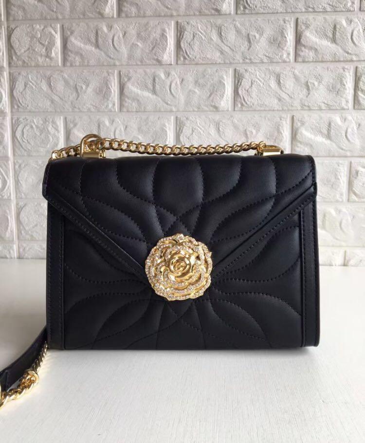 Whitney petal quilted leather shoulder clearance bag