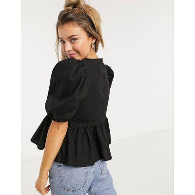 Monki puffed sleeve sweater on sale