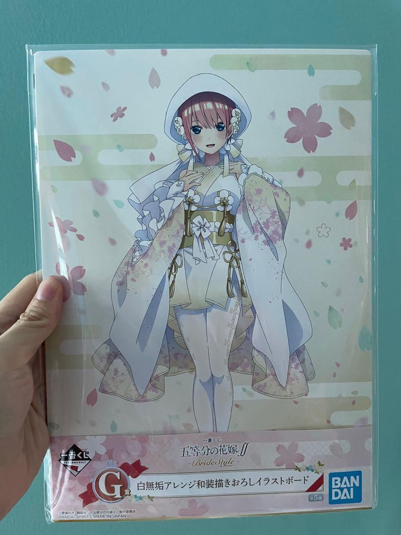 The Quintessential Quintuplets Miku Nakano Bride Style Illustration Art Board