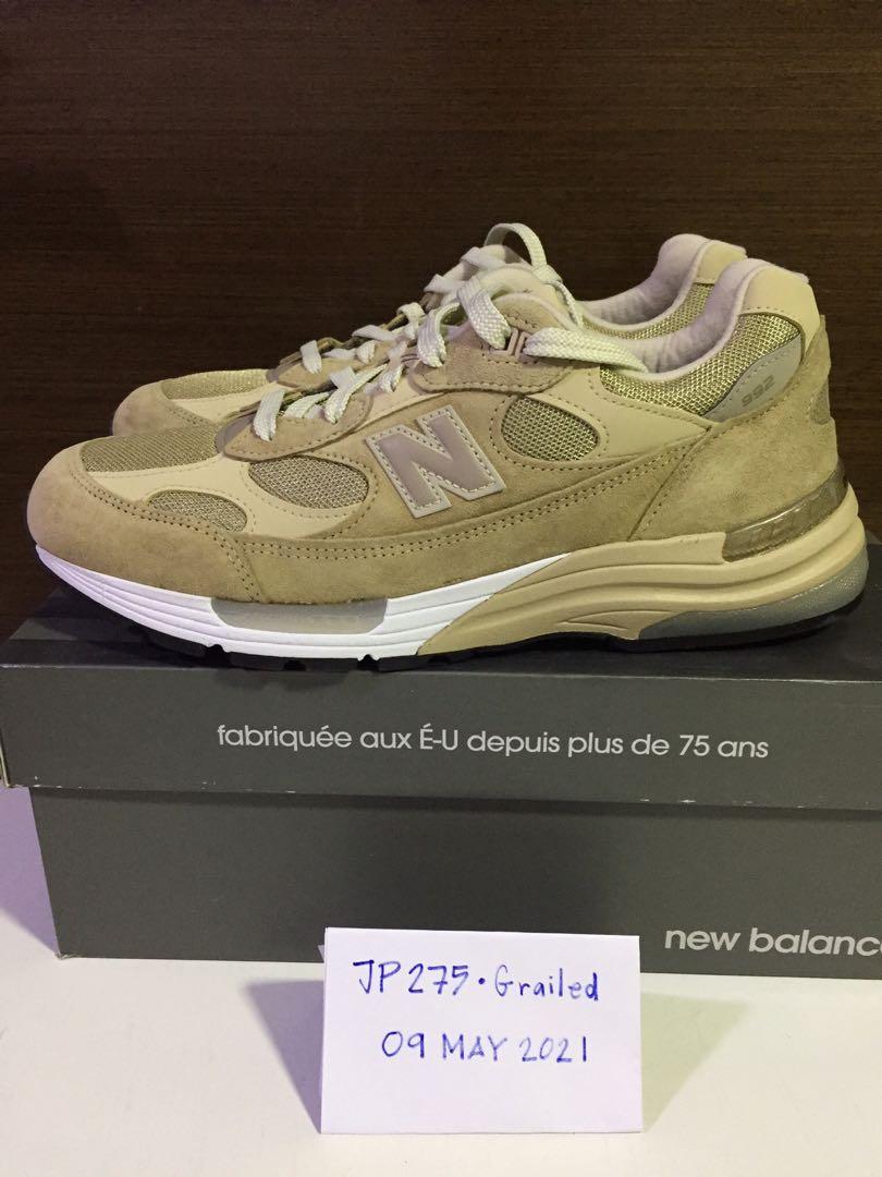 New Balance 992 M992TN Tan Made in USA Men s Fashion Footwear Dress Shoes on Carousell