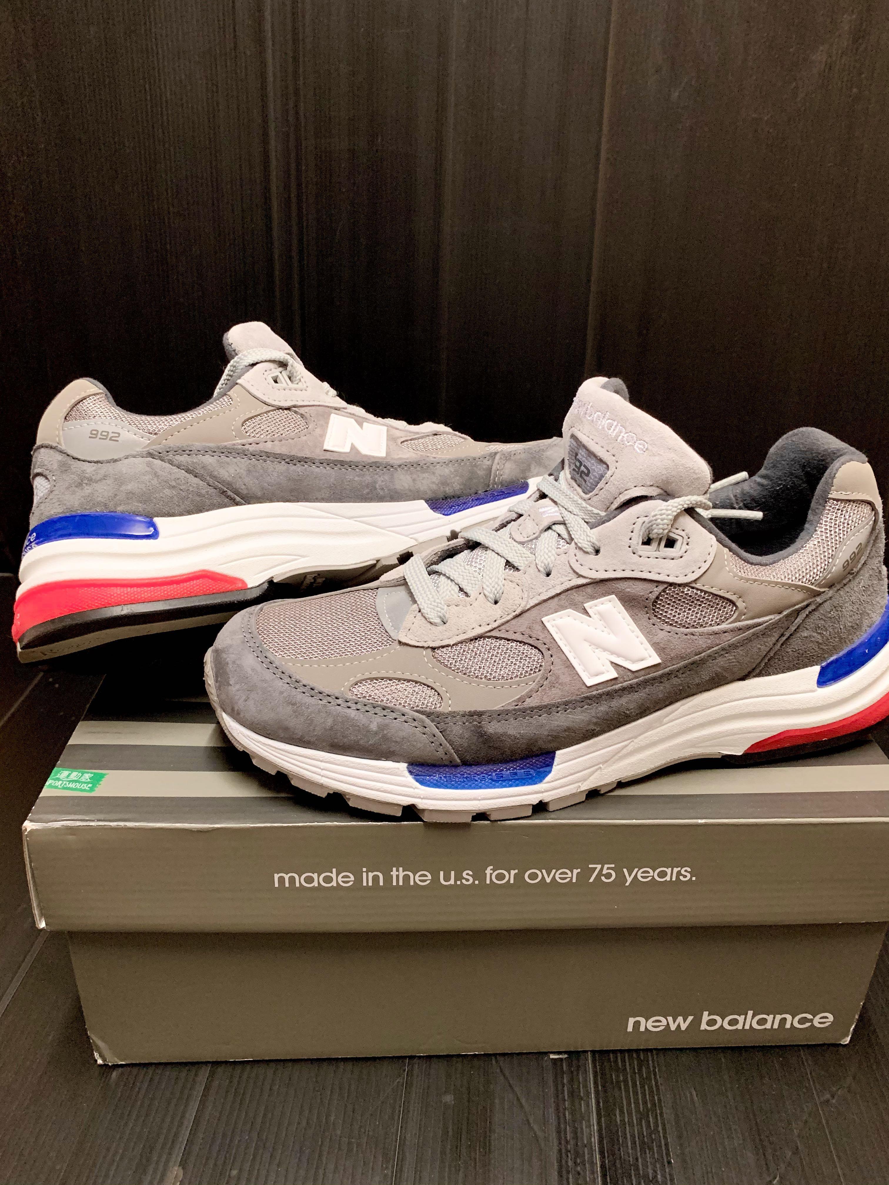 New Balance M992AG, 男裝, 鞋, 波鞋- Carousell