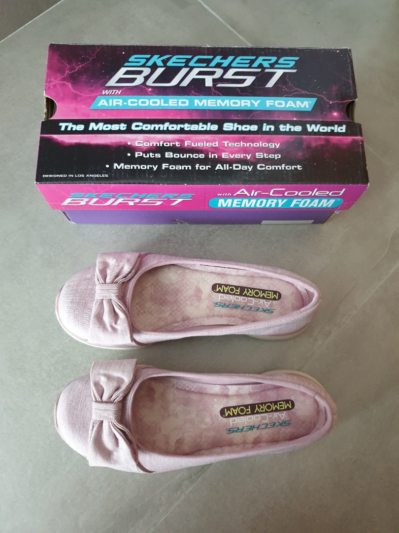 New skechers pink ribbon shoes Women s Fashion Footwear