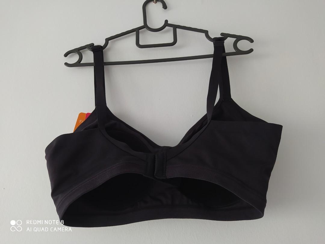 New Sorella black non wire padded vest bra..85B..EL..S10-28525