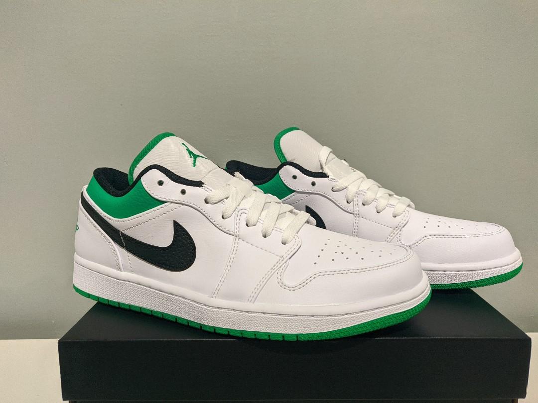 Nike air jordan 1 low lucky green, Men 