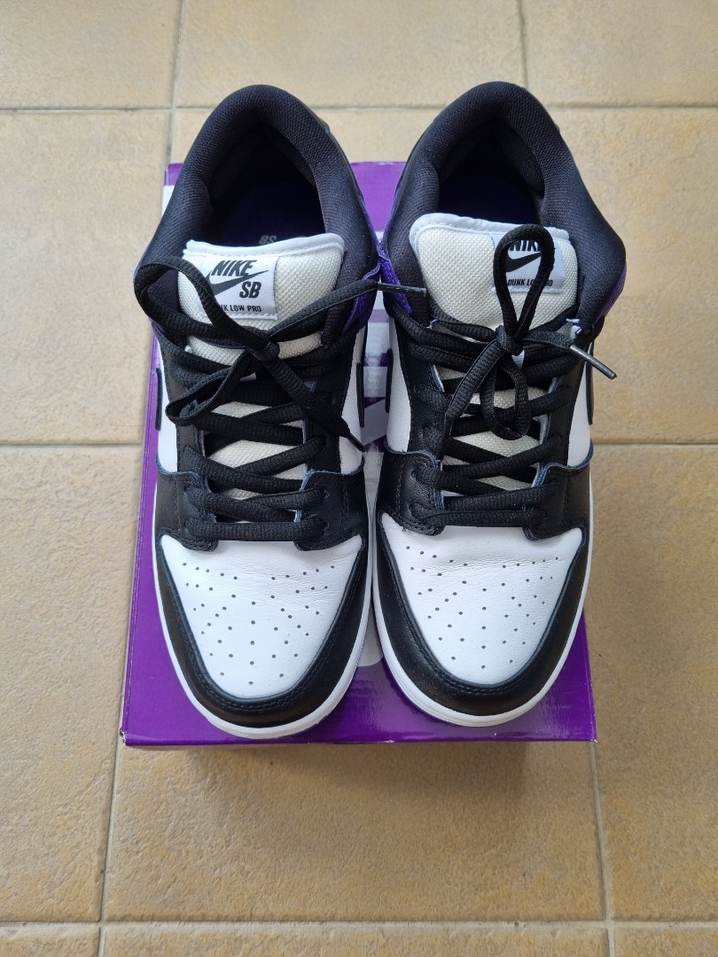 court purple nike sb dunk low