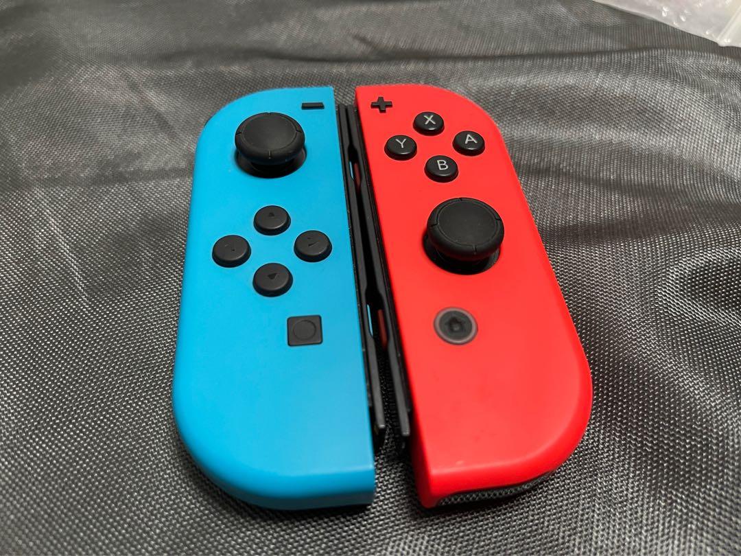 Nintendo switch Joycon (左藍右紅原裝跟機色), 電子遊戲, 電子遊戲機