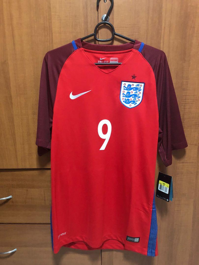Official England Euro 2016 Nike Away Jersey 9 Harry Kane