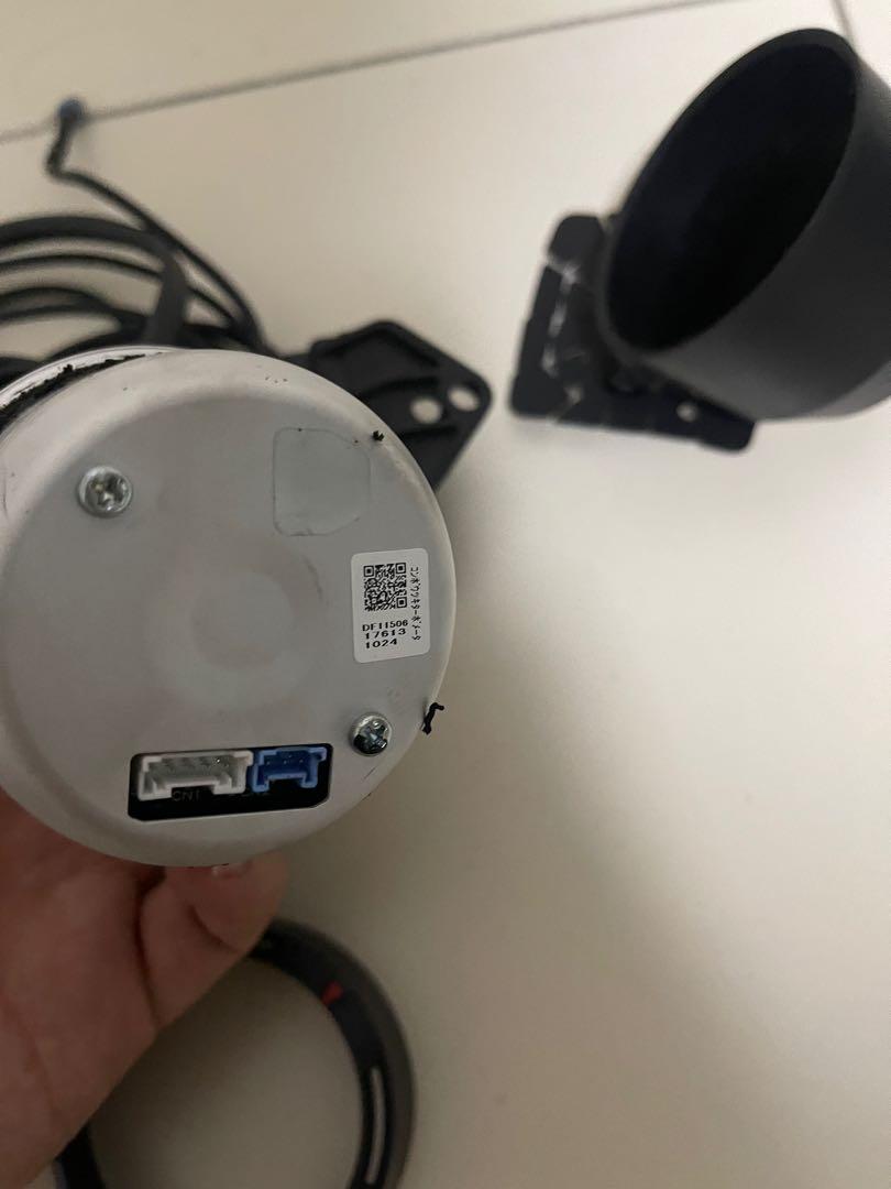 Original defi turbo boost gauge with sensor and full wiring, Car