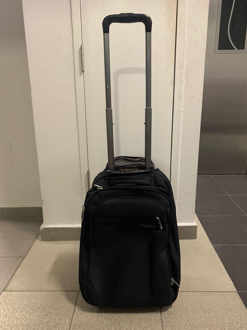 Pierre cardin backpack trolley store