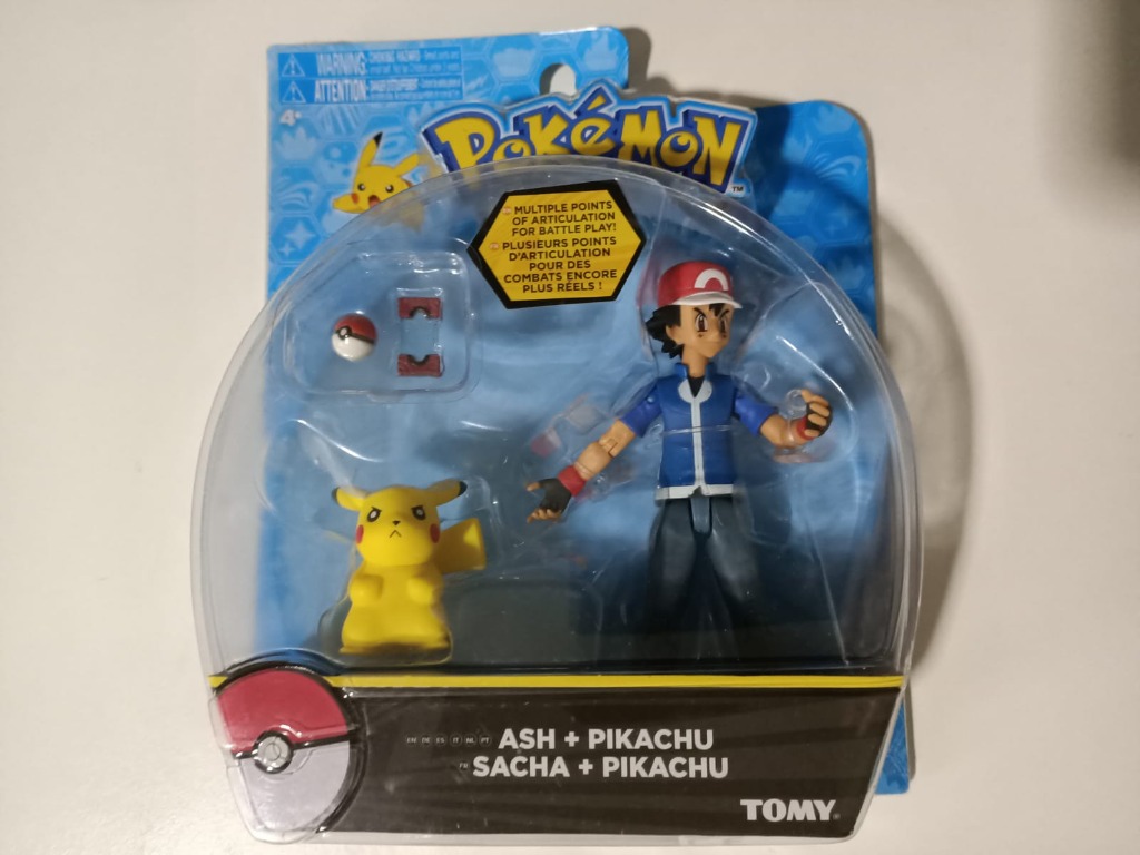 Pokemon ash sales action figure