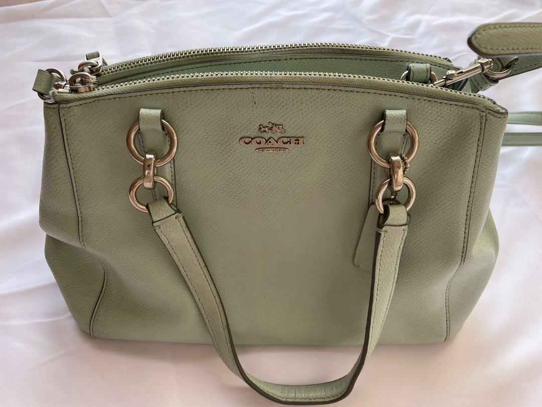 Mint green clearance coach purse