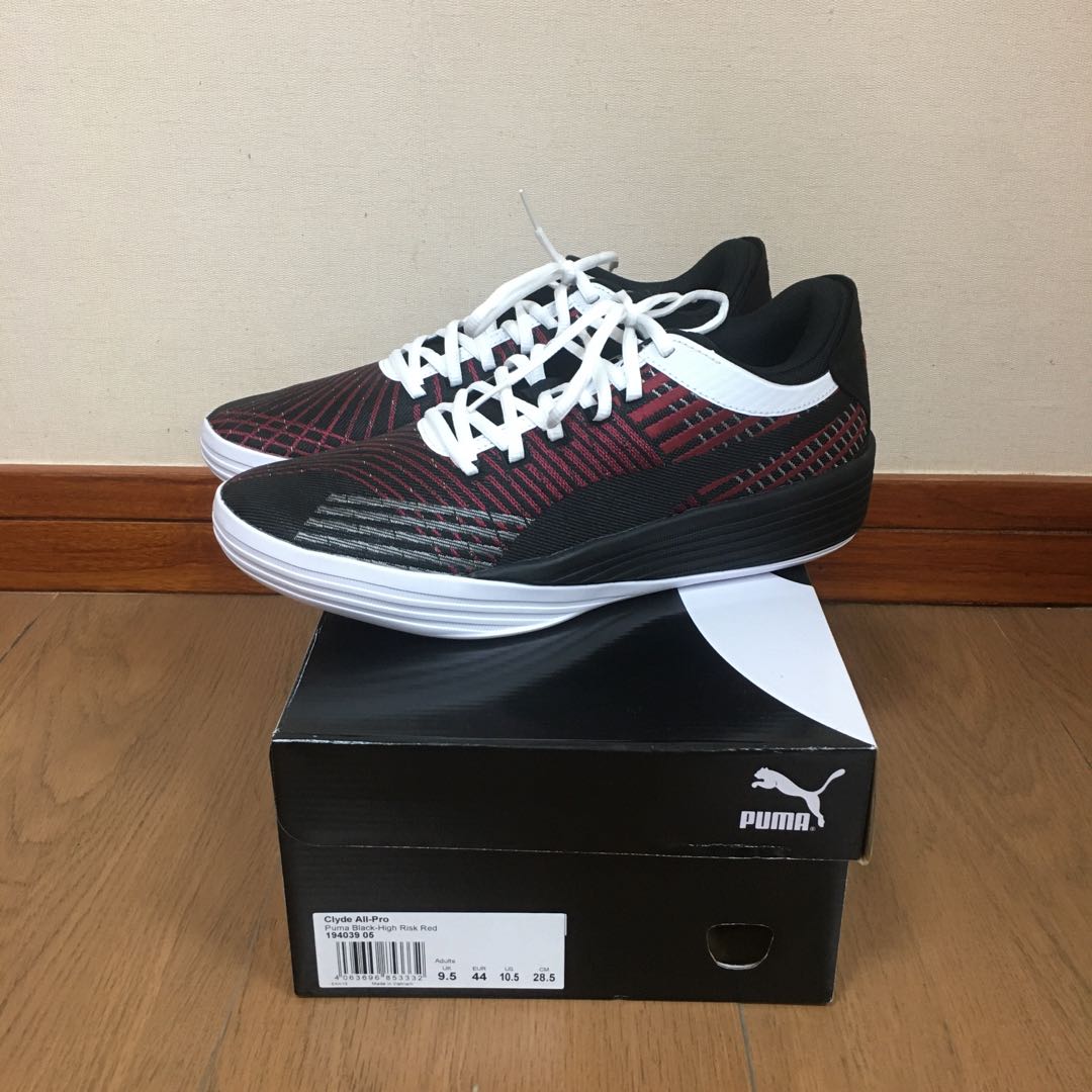 puma clyde all black