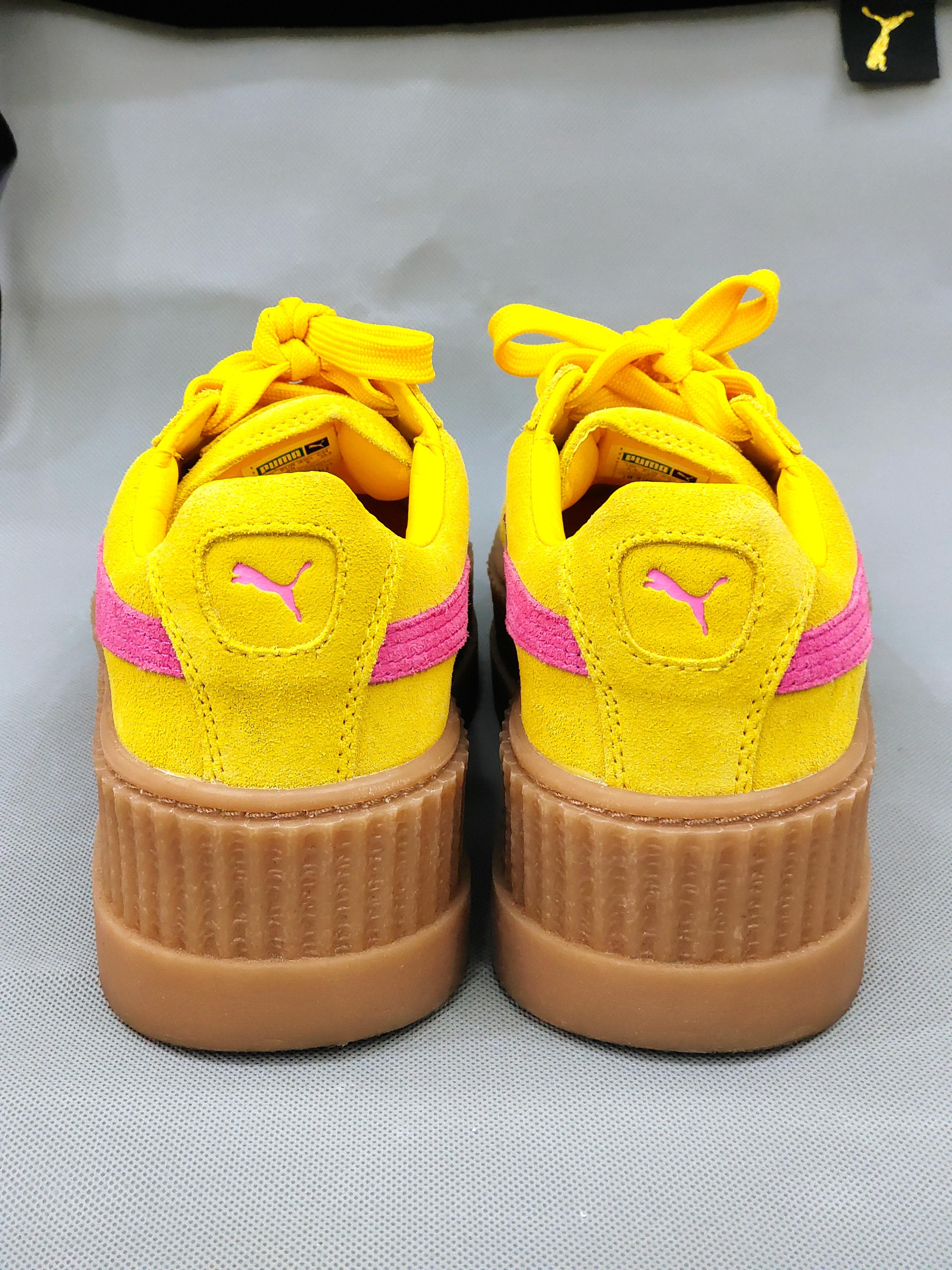 Puma shoes sales rihanna kids yellow