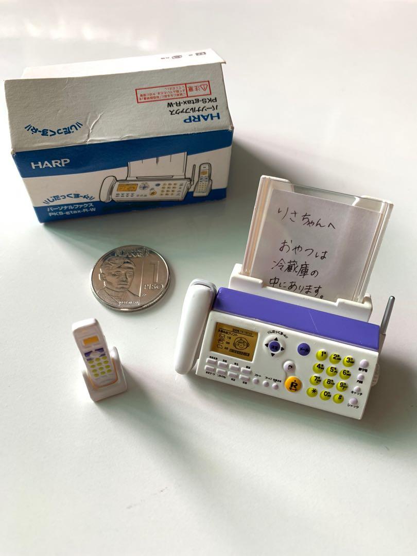 Rare Rement (miniature) fax machine set (Category: Figurines & Statues) located in Makati City. Submitted by raket_era.333 (Listing ID 1086578945, Image 1). Description: rement (miniature) from japan RARE LAST PRICE POSTED.