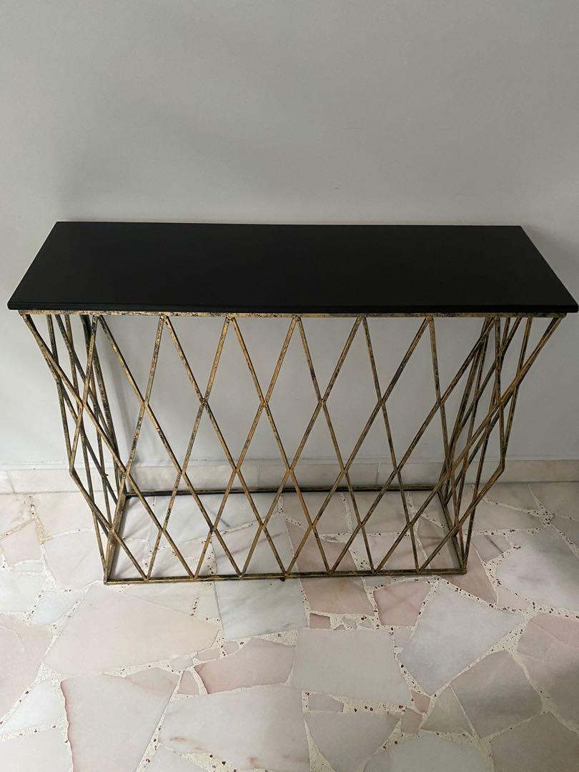 Rectangle display table for hallway/living room, Furniture & Home ...