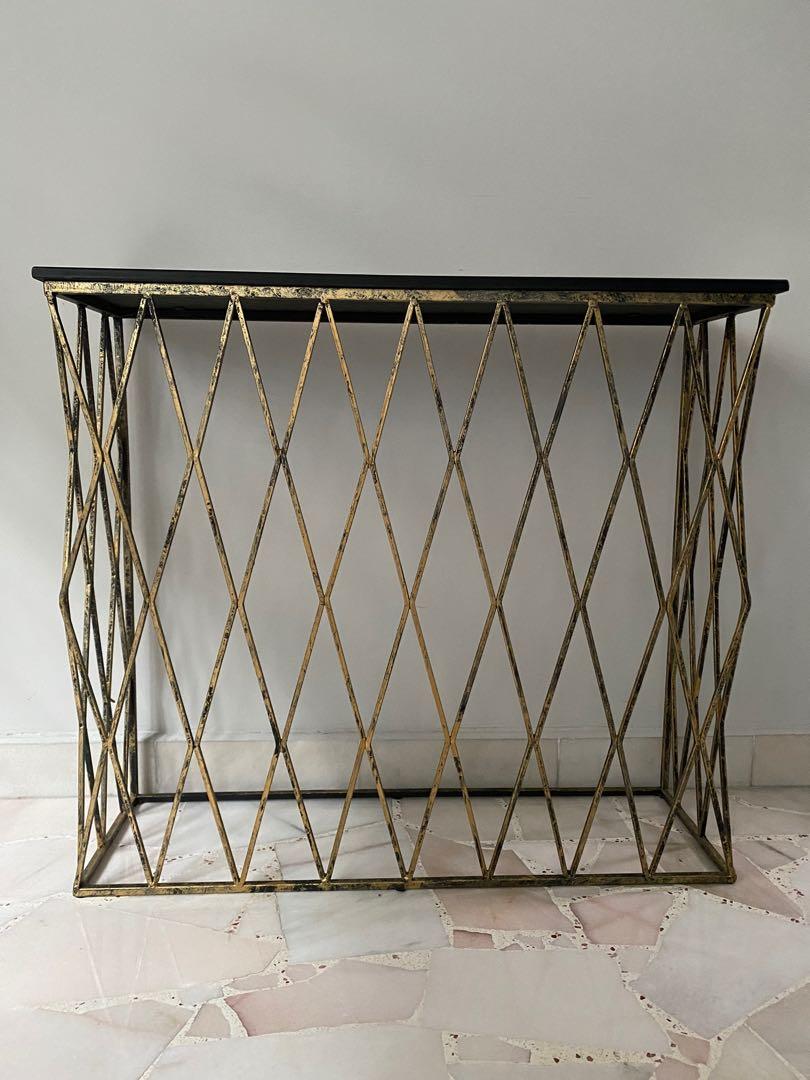 Rectangle display table for hallway/living room, Furniture & Home ...