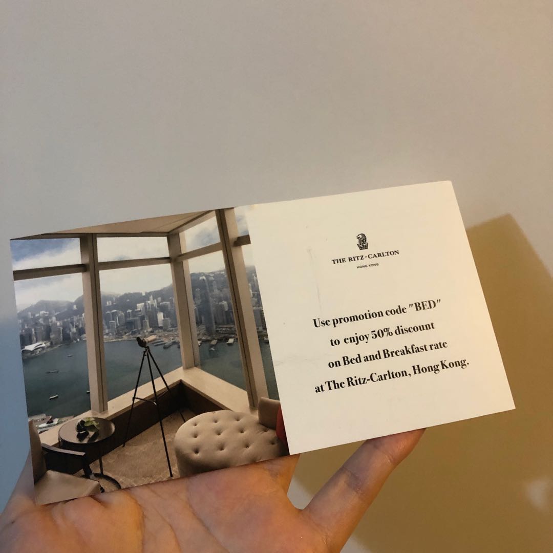 Ritz Carlton coupon, 門票＆禮券, 現金券、兌換券、禮券 Carousell