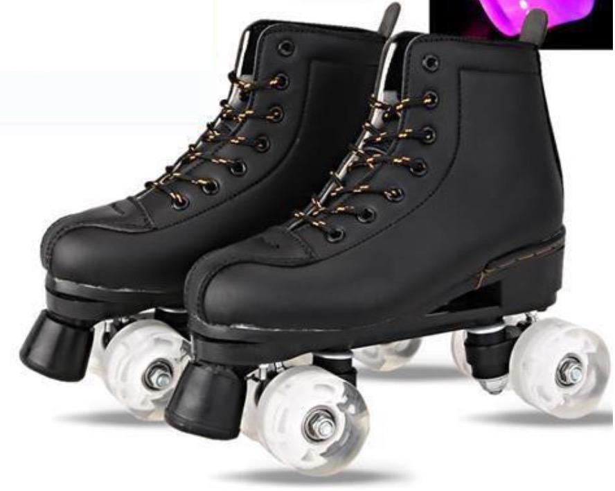 Rollerskates (Category: Skates, Rollerblades & Scooters) located in Singapore. Submitted by latesthypes (Listing ID 1086653592, Image 3). Description: All the goods in this sale are special wholesale price! ** GREAT REVIEWS FROM ALL CUSTOMERS!** Boots can be used by beginners and professionals! Specifications: White skates with clear rollers White skates with clear led rollers Black skates with clear rollers Black skates with black wheels Size: 3