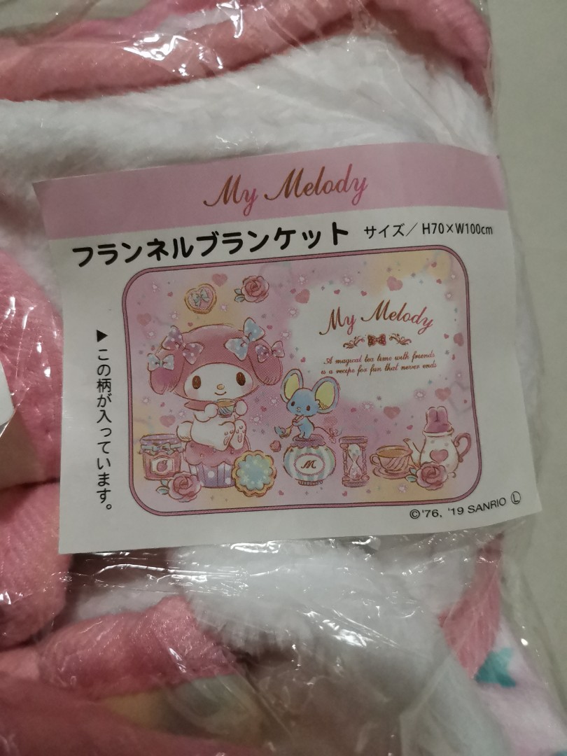 Sanrio My Melody Fleece Lap Blanket From Japan Toreba Crane Hobbies Toys Toys Games On Carousell