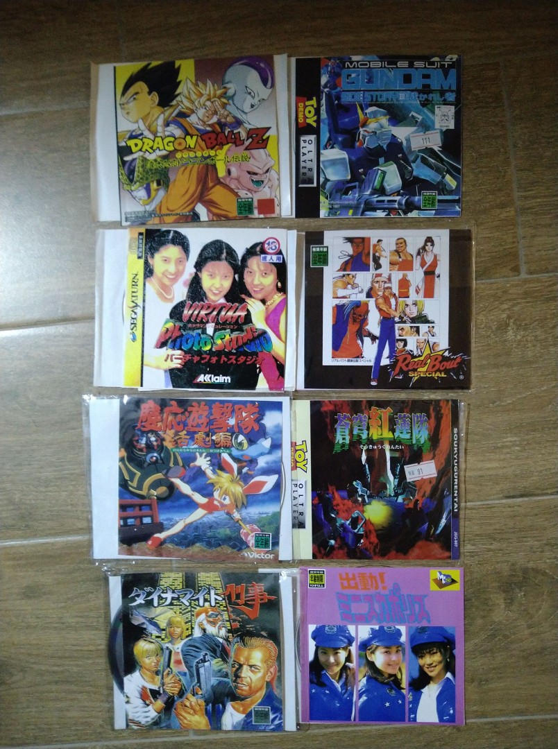 Sega Saturn 蒼穹紅蓮隊virtua Photo Studio 慶應遊擊隊 活劇篇餓狼傳說special 龍珠z偉大撒亞人傳說gundam 3制裁者deka 刑事出動 制服女警 電子遊戲 遊戲機配件 遊戲禮物卡及帳戶