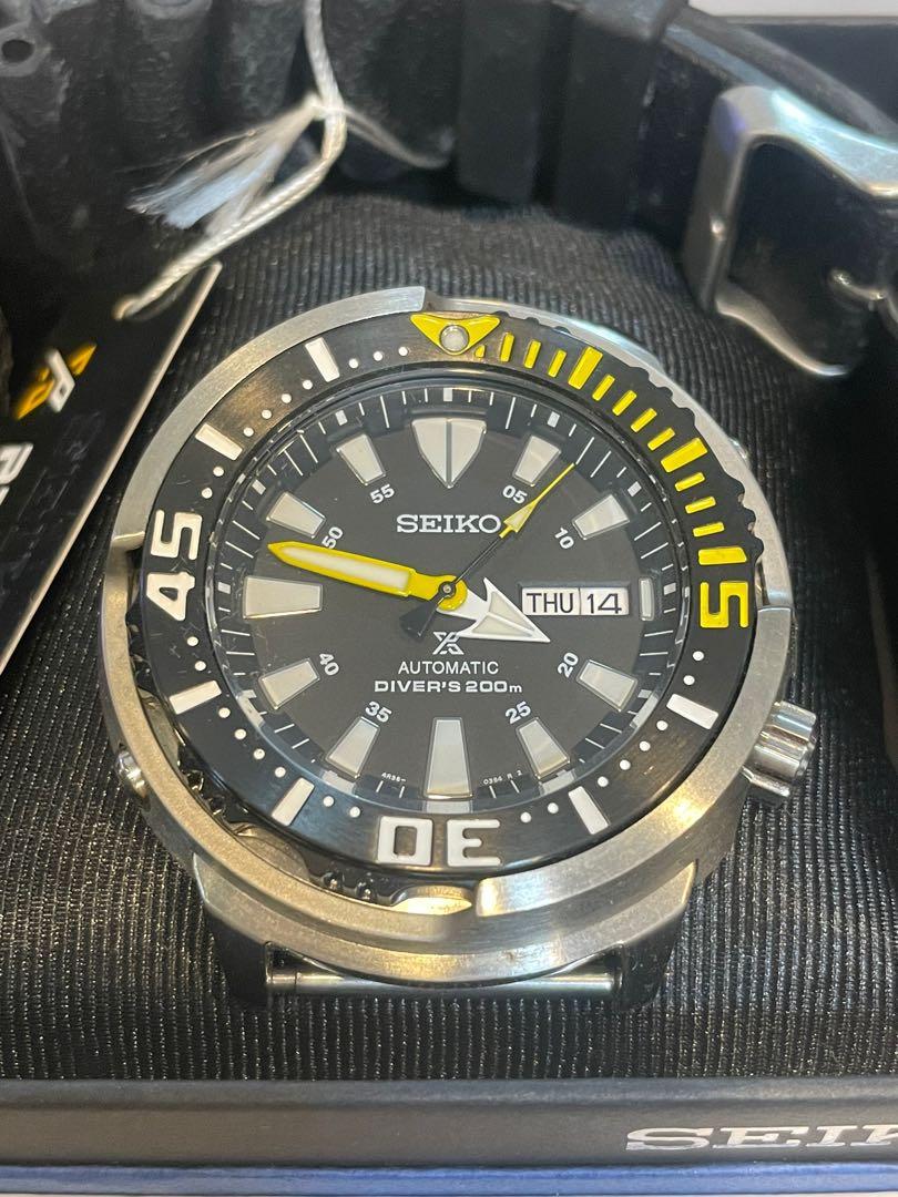 Seiko SRP639 Baby Tuna Yellow Fin Luxury Watches on Carousell