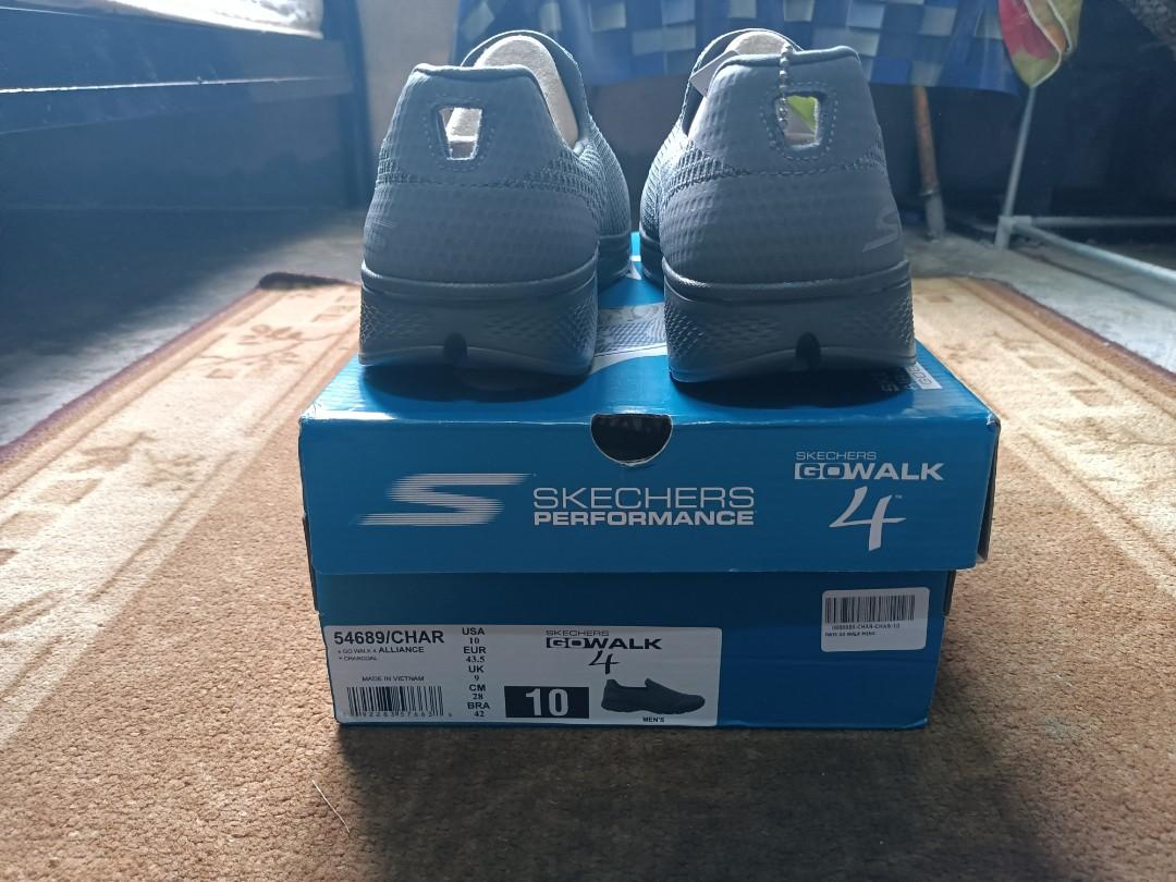 Skechers Go Walk 4 Charcoal Men s Fashion Footwear Sneakers on