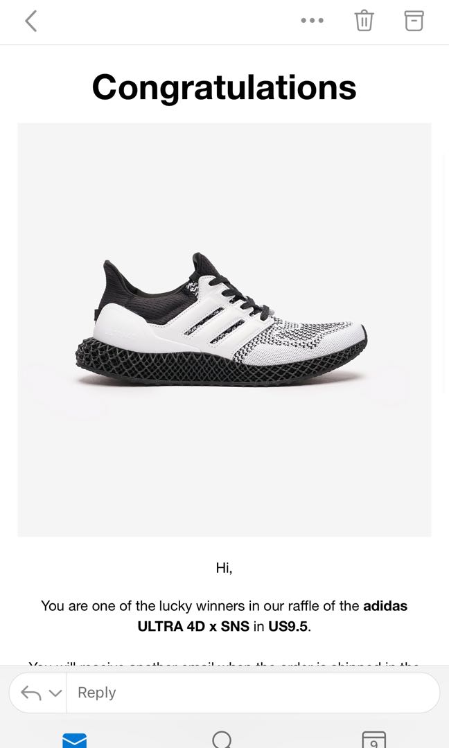 Raffle sns sale