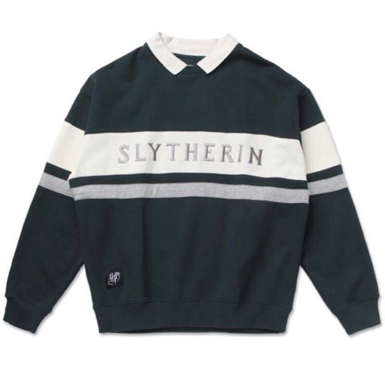 SPAO Harry Potter Slytherin Sweatshirt Men s Fashion Tops Sets