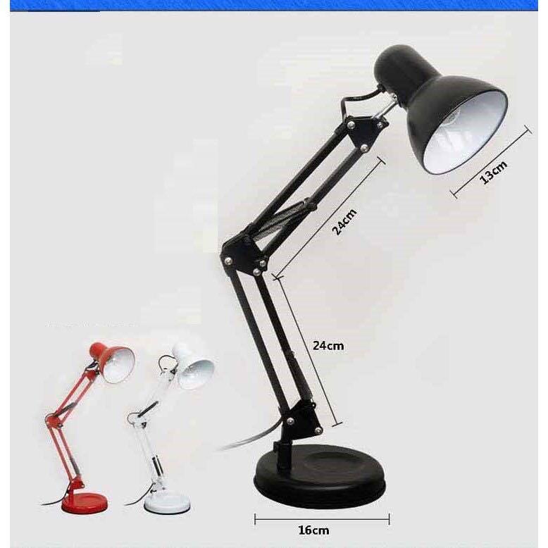 Study Architecture Desk Lamp Table Light Arm Folding IKEA Style