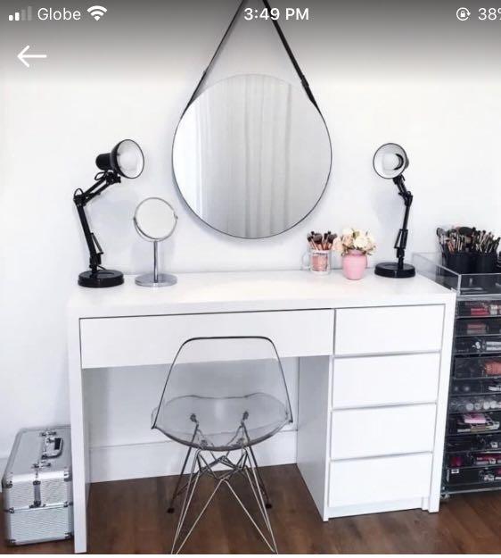 Study table hot sale and vanity