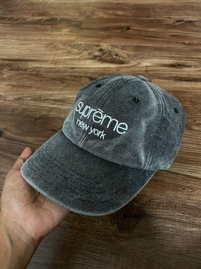 Supreme cap 2 tone canvas 6 panel Men s Fashion Watches