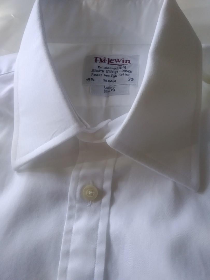 TM Lewin Dress Shirt, size 15,5, Fesyen 