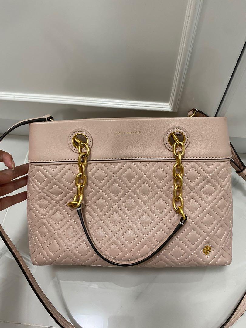 Fleming triple compartment outlet tote tory burch