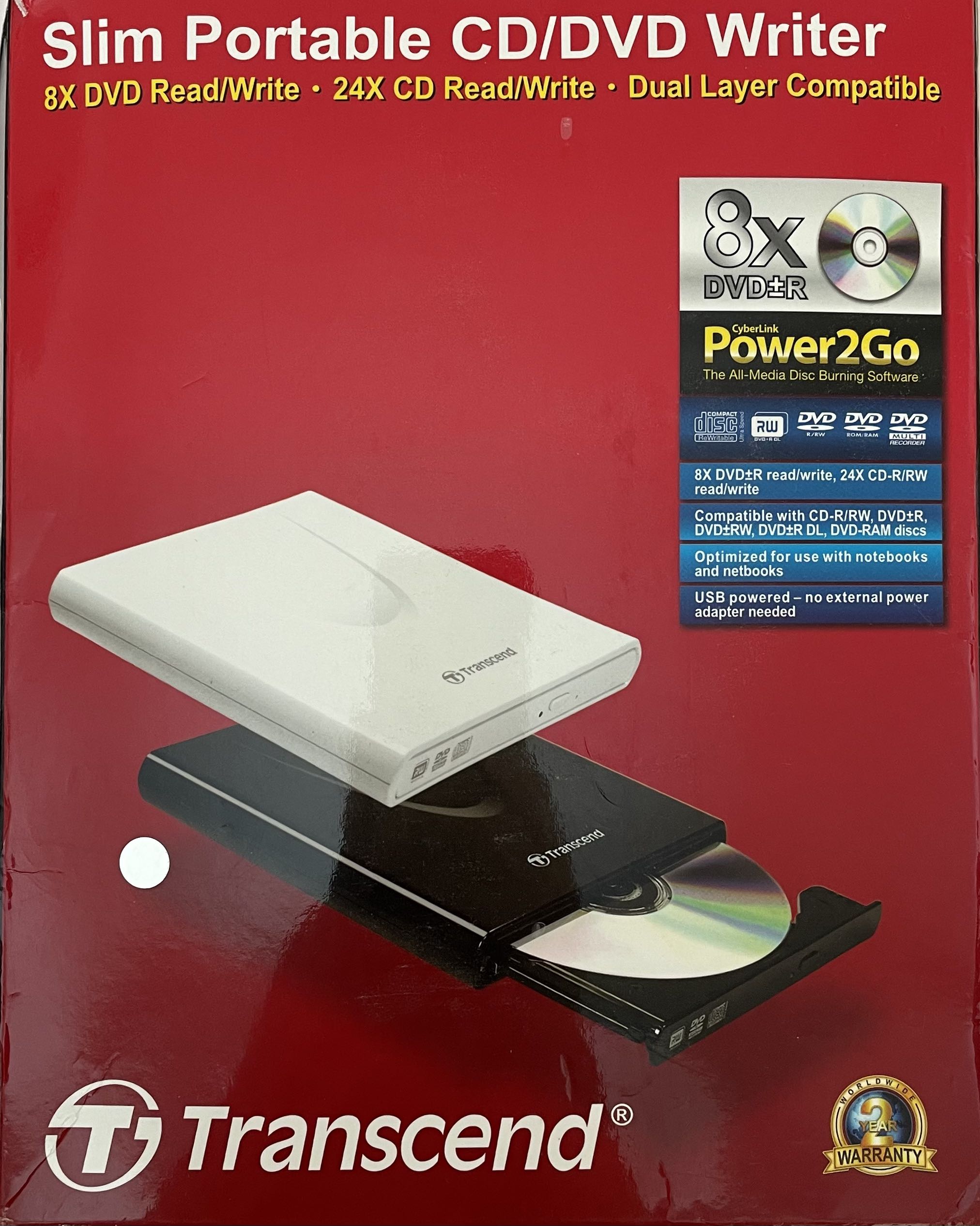 Transcend Portable Cd Reader Writer Computers Tech Parts Accessories Hard Disks Thumbdrives On Carousell