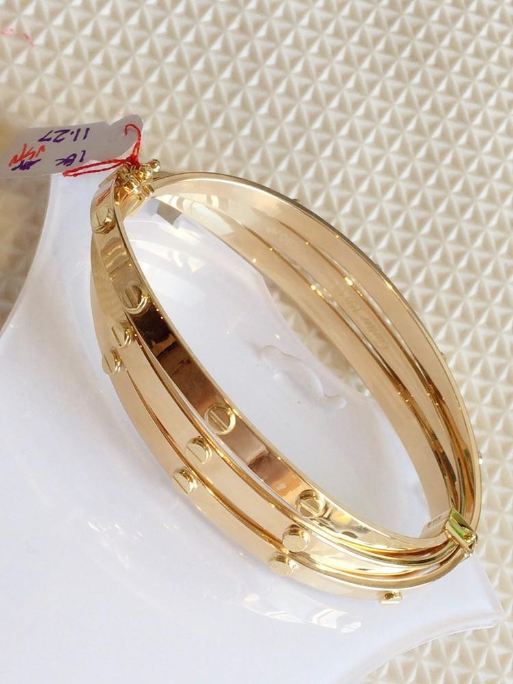 Triple Loop Cartier Bangle Women s Fashion Jewelry Organizers Bracelets on Carousell