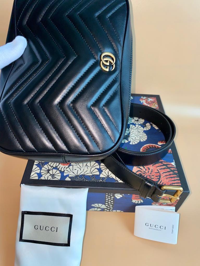 Gg marmont matelassé belt bag on sale