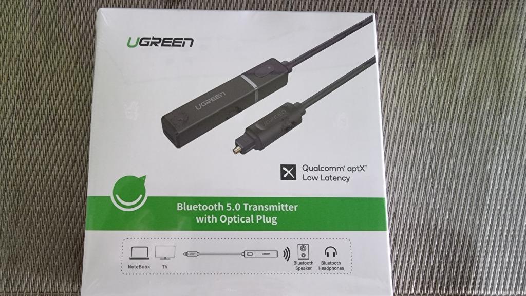 Ugreen bluetooth transmitter 5.0 aptx clearance optical audio music tv headphone adapter