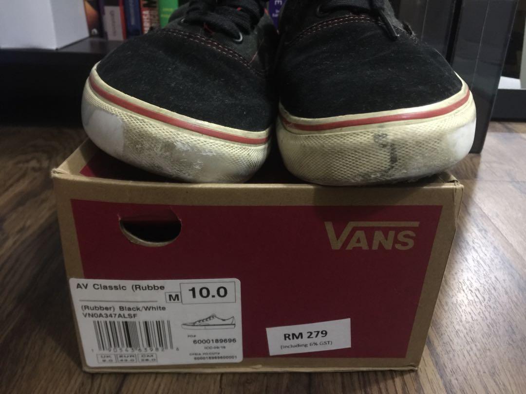 Black sale label vans