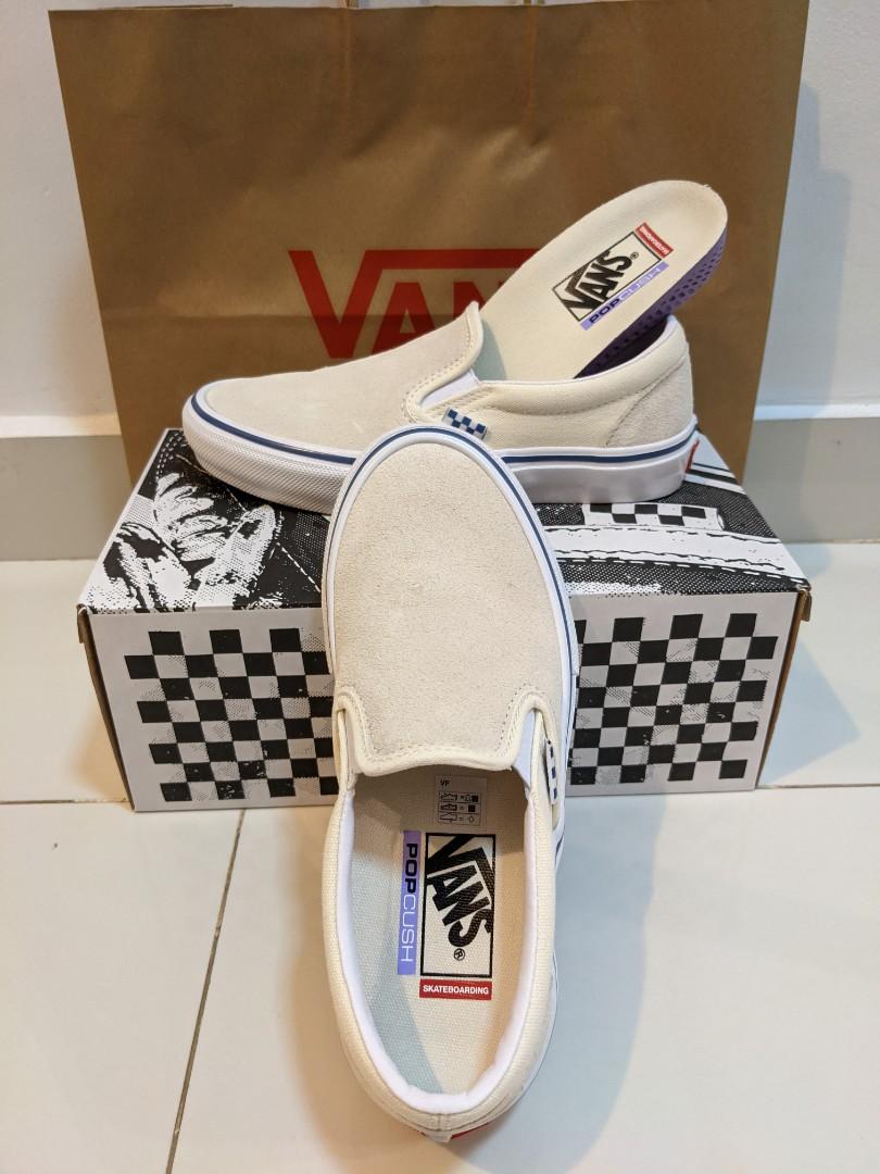 White vans hotsell loafers