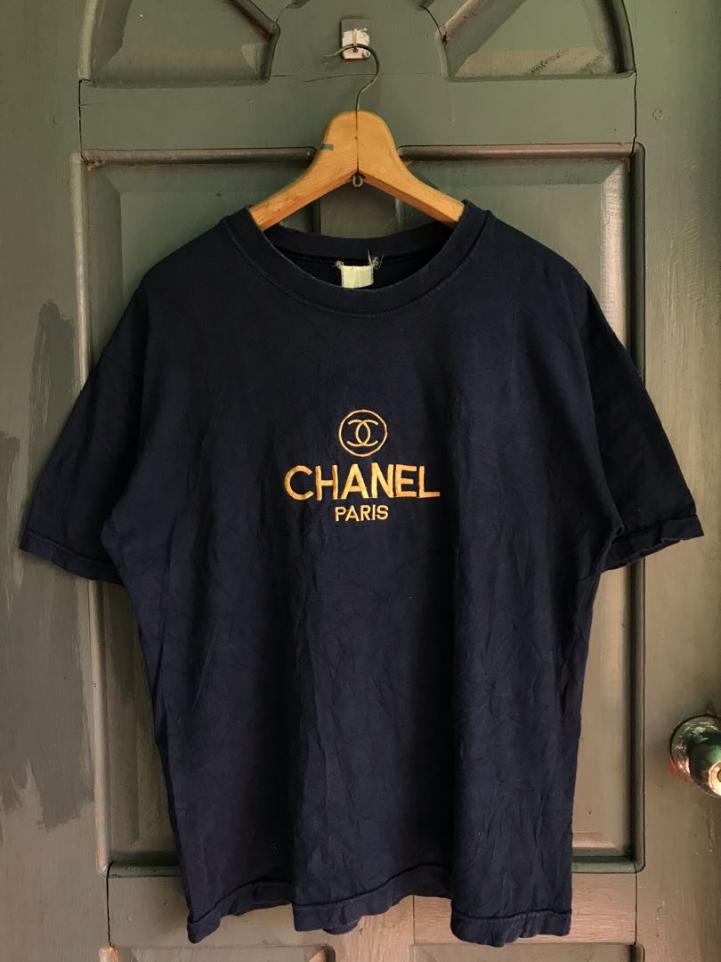 vintage chanel tshirt Black Synthetic ref737668  Joli Closet